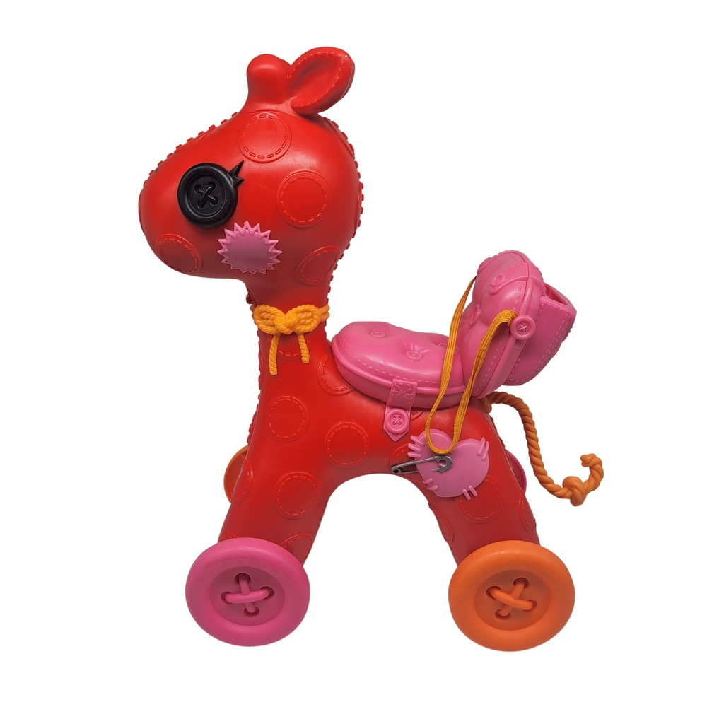 Lalaloopsy Silly Pet Giraffe Red‎ Pink Button Wheels Toy 30212FCE Whimsical